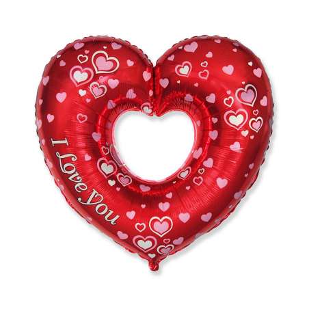 Palloncino 14" Mini Shape Cuore "I Love You" Amore e Cuori