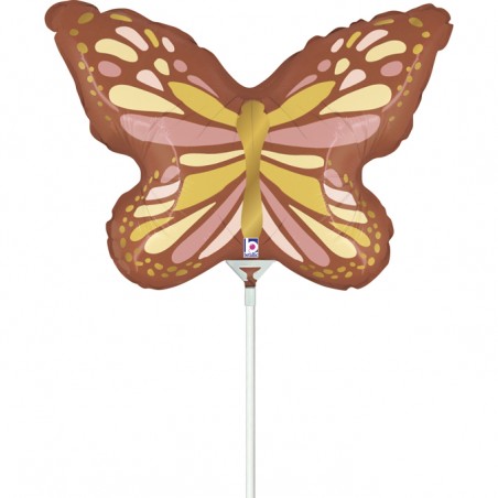 Palloncino in Foil 14" Mini Shape Farfalla "Boho Butterfly" Animali Grabo