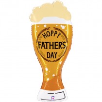 Palloncino in Foil 39" Super Shape Birra "Happy Father's Day Beer" Giornate Speciali Grabo