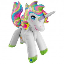 Palloncino in Foil 42" Air Filled Unicorno "Joinable Unicorn" Animali Grabo