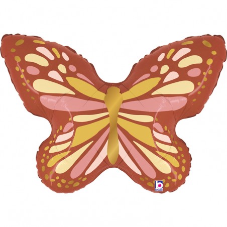 Palloncino in Foil 35" Super Shape Farfalla "Boho Butterfly" Animali Grabo