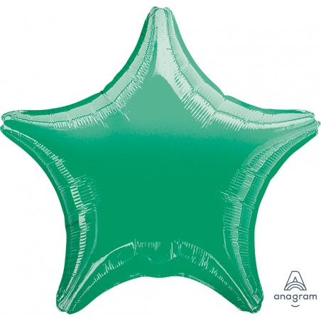 Palloncino in Foil 18" Stella Verde Stelle