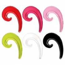 Palloncino in Foil 14" Onda Rosa "Kurly Wave" 5pz Kurly Wave
