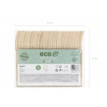 Forchetta di Legno "Wooden Forks" 100pz Posate di Legno
