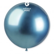 Palloncino in Lattice 31" GB30 Blu "Shiny Blue 092" Gemar Shiny "Round"