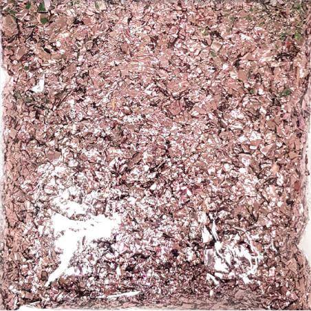 Polvere di Coriandoli Foil Rose Gold Metallizzato 50gr Polvere di Coriandoli Foil