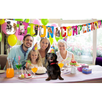 Festone Buon Compleanno Animali "Puppy" 2.80mt Festoni Buon Compleanno