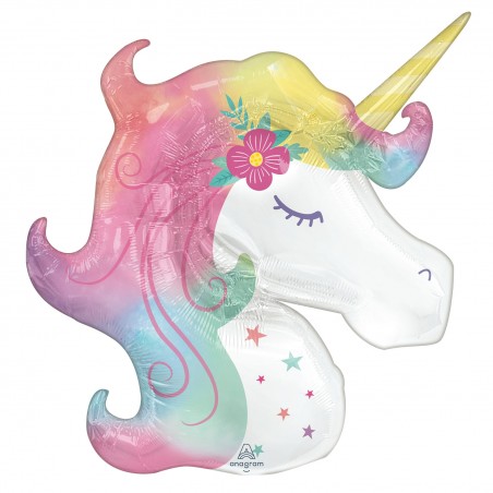Palloncino in Foil 33" Super Shape Unicorno "Enchanted Unicorn" Unicorno "Unicorn"