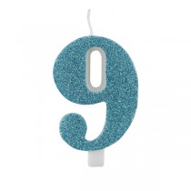 Candelina 9.5cm Tiffany Glitter N.9 Outlet Candeline