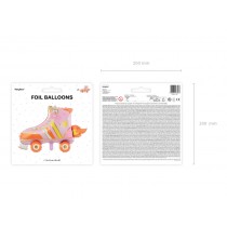 Palloncino in Foil 29" Super Shape Pattino Rosa "Roller Skate" Pattinaggio