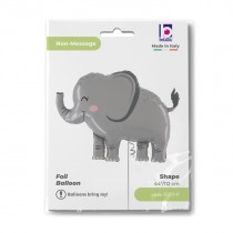 Palloncino in Foil 44" Super Shape Elefante "Jungle Elephant" Animali Grabo