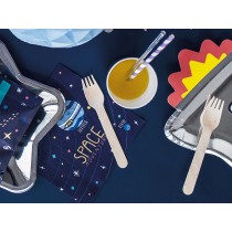 Set di Posate in Legno "Wooden Cutlery" 18pz Posate di Legno