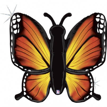 Palloncino in Foil 46" Super Shape Farfalla "Big Butterfly Orange" Animali Grabo
