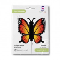 Palloncino in Foil 46" Super Shape Farfalla "Big Butterfly Orange" Animali Grabo