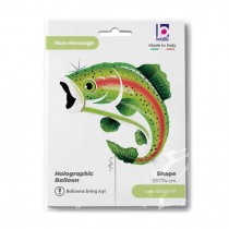 Palloncino in Foil 29" Super Shape Pesce "Rainbow Trout" Pesci e Mare Grabo