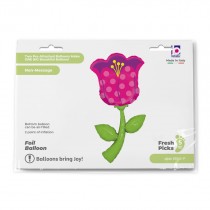 Palloncino in Foil 60" Air Filled Tulipano "Fresh Picks Tulip" Natura Grabo