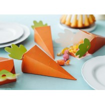 Box Porta Caramelle Carota "Carrot" 6pz Sacchettini per Caramelle
