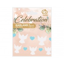 Ghirlanda Angelo Celeste "Garland Angels" 1,5mt Festoni e Ghirlande