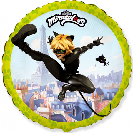 Palloncino in Foil 18" Ladybug "Miraculous Cat Noir" Ladybug "Miraculous"