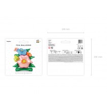 Palloncino in Foil 46" Standups Bouquet di Fiori "Flowers" Piante e Fiori