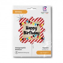 Palloncino in Foil 18" Happy Birthday Pirati "Pirate" Happy Birthday Grabo