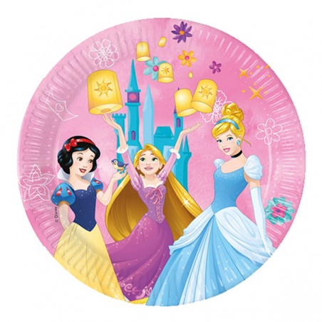 Piatto di Carta 23cm Principesse "Princess Live Your Story" 8pz Principesse Disney