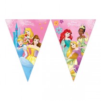 Festone Bandierina in Carta con Principesse "Princess Live Your Story" 2,3mt Principesse Disney