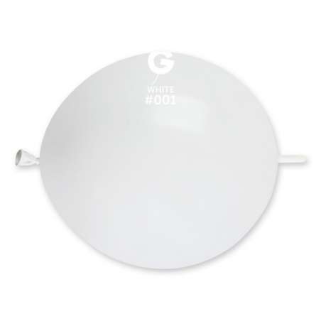 Palloncino in Lattice 13” Link GL13 Bianco "White 001" 50pz Gemar Standard Link 13" GL13
