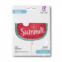 Palloncino in Foil 35" Super Shape Fetta Anguria "Summer Watermelon" Natura Grabo