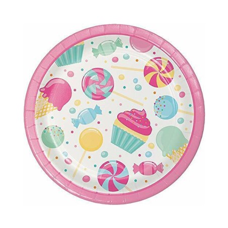 Piatto di Carta 18cm con Caramelle "Candy Bouquet" 8pz Caramelle "Candy Bouquet"