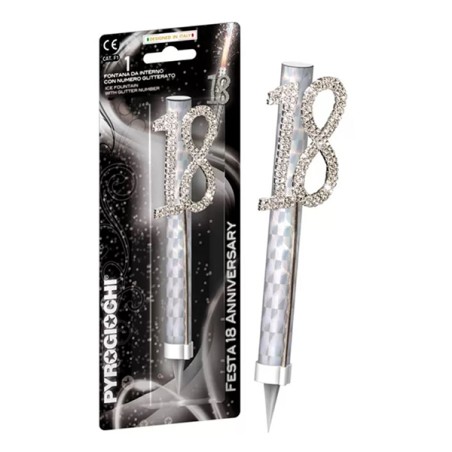 Fontana FESTA N°18 Anniversary Strass Accessori e Palloncini 18° Compleanno