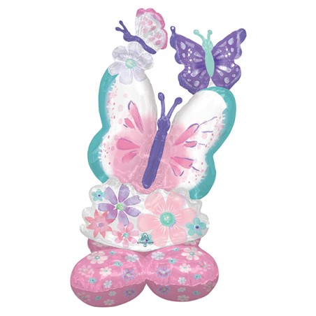 Palloncino in Foil 44" AirLoonz Farfalla "Flutter Butterfly" Festa Tema Farfalla