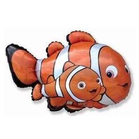 Palloncino in Foil 14" Mini Shape Pesce Pagliaccio Pesci e Mare