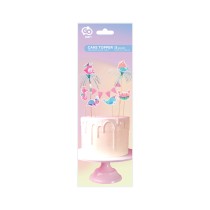 Cake Topper Animali Marini "Underwater World" 6pz Addobbi e Accessori Mare