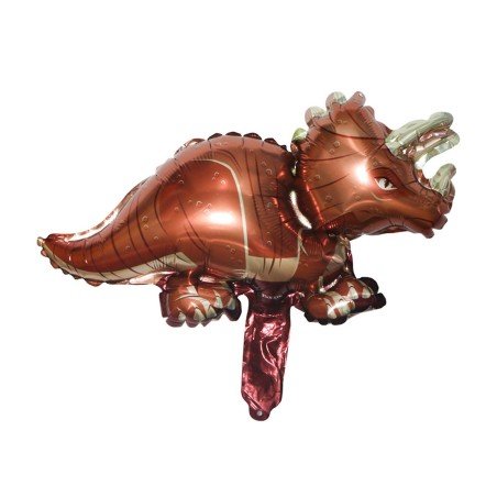 Palloncino in Foil 14" Mini Shape Dinosauro Triceratopo Draghi e Dinosauri