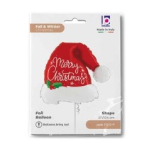 Palloncino in Foil 41" Super Shape Cappello di Babbo Natale Natale e Capodanno Grabo