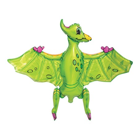 Palloncino in Foil 32" Super Shape 4D Dinosauro "Pterodattilo" Draghi e Dinosauri