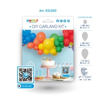 Kit Ghirlanda Palloncini Arcobaleno "DIY Garland Kit" 66pz Gemar "Diy Garland Kit"