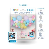 Kit Ghirlanda Palloncini Macaron "DIY Garland Kit" 66pz Gemar "Diy Garland Kit"