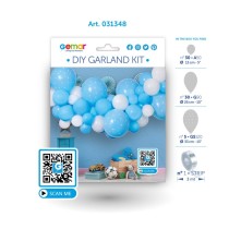 Kit Ghirlanda Palloncini Baby Blue "DIY Garland Kit" 66pz Gemar "Diy Garland Kit"