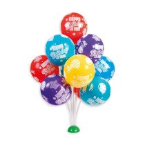 Bouquet 12 Palloncini da Tavolo "Balloon Centerpiece" Gemar "Diy Garland Kit"