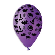 Palloncino in Lattice 13" GS120 Mix "Halloween Texture" 5pz Gemar "Halloween"
