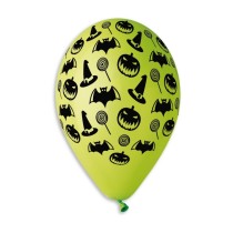 Palloncino in Lattice 13" GS120 Mix "Halloween Texture" 5pz Gemar "Halloween"