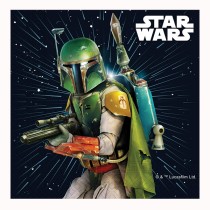 Tovagliolo di Carta 33x33cm con Star Wars "Galaxy" 20pz Star Wars