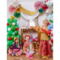 Rosoni Decorativi Verde e Borgogna 3pz Rosoni