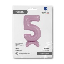 Palloncino in Foil 25" Standups Numero 5 Rosa "Pink" Numeri Standups 25" Rosa "Pink"