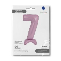 Palloncino in Foil 25" Standups Numero 7 Rosa "Pink" Numeri Standups 25" Rosa "Pink"