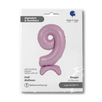 Palloncino in Foil 25" Standups Numero 9 Rosa "Pink" Numeri Standups 25" Rosa "Pink"