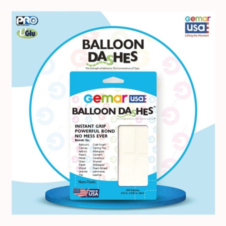 Nastro Biadesivo per Decorazione "Balloon Dashes" 160pz Gemar Articoli Tecnici