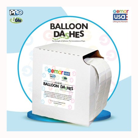 Nastro Biadesivo per Decorazione "Balloon Dashes" 1000pz Gemar Articoli Tecnici